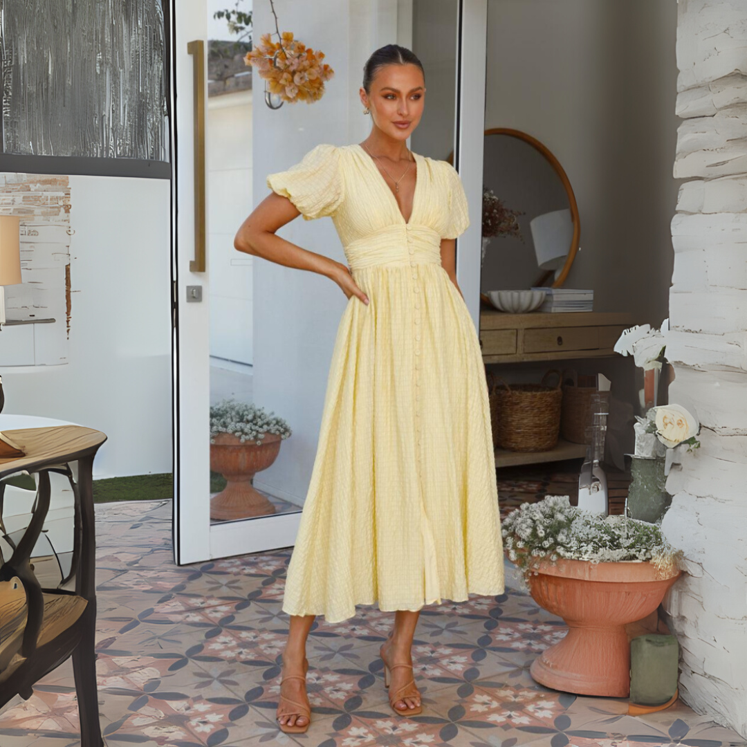 Sommerkleid für Damen - Vintage Maxikleid für Hochzeiten