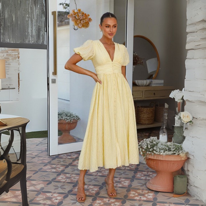 Sommerkleid für Damen - Vintage Maxikleid für Hochzeiten