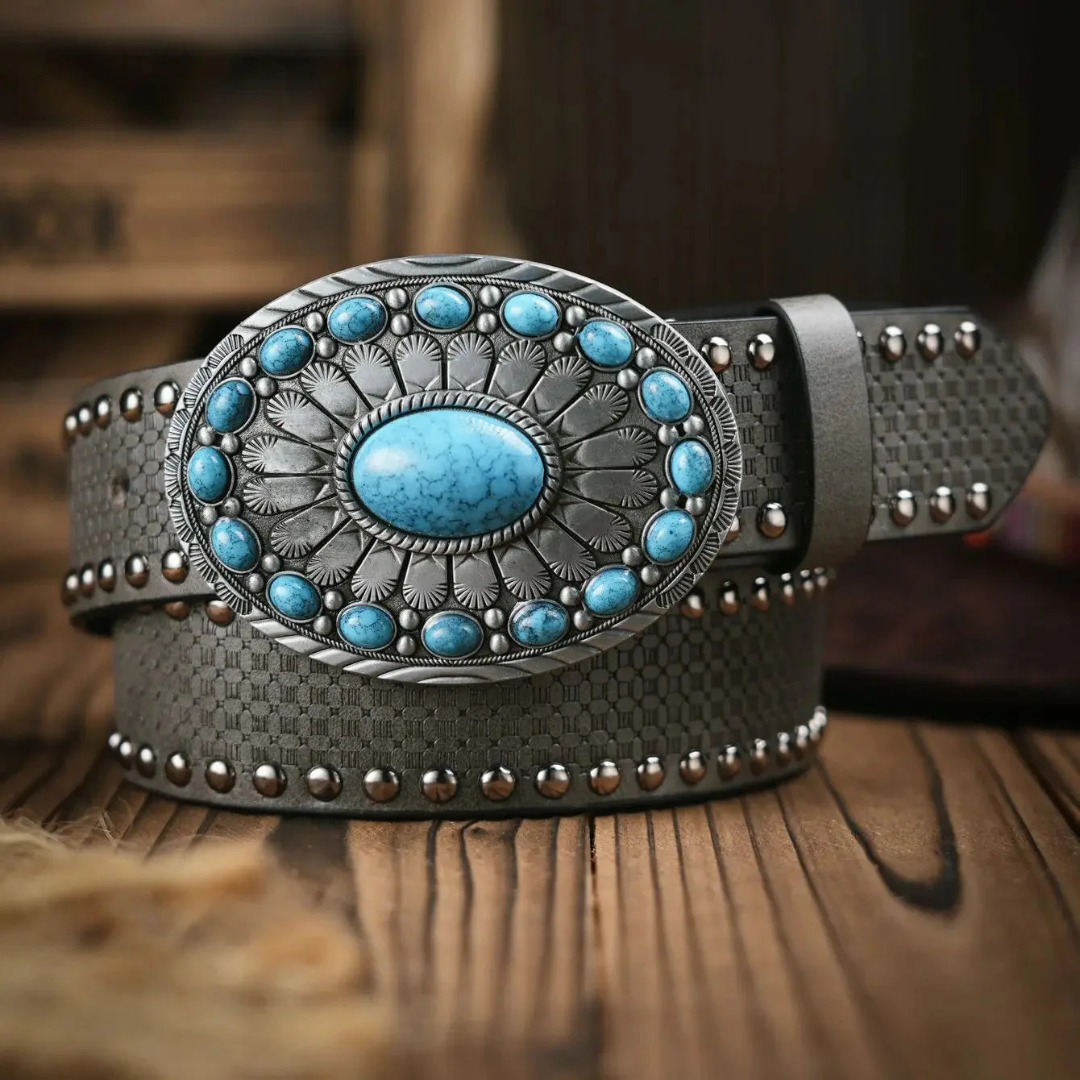 Gisela Trachtengürtel | Western-Style Ledergürtel für Frauen