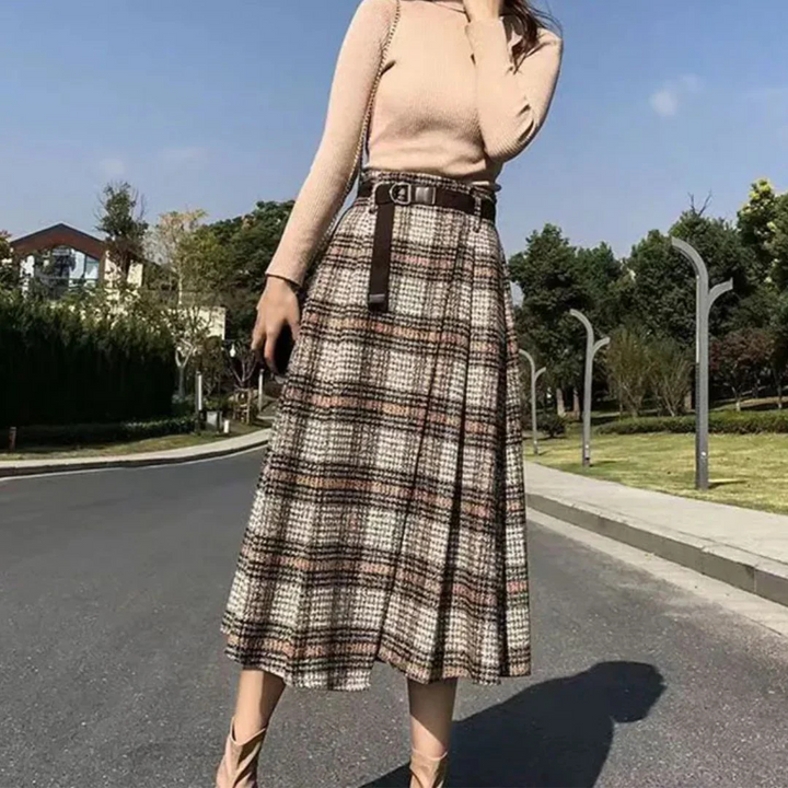 Gabriele Karorock Oktoberfest | Eleganter Damen Rock mit Glencheck-Muster