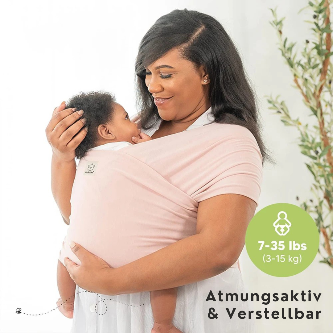 Babytrage | Rückenschonendes Babytragetuch