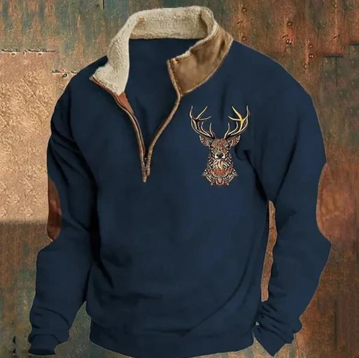 Herren Outdoor Pullover | Wärmender Viertel Zip-Up für kalte Tage