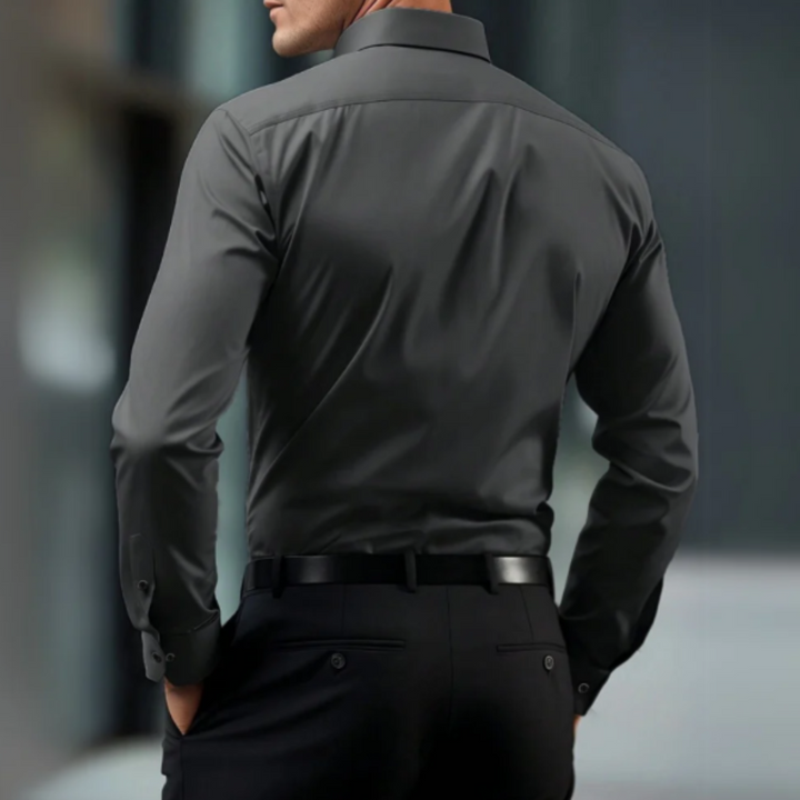Hemd für Herren - Slim Fit Sommer-Businesshemd mit Stretch