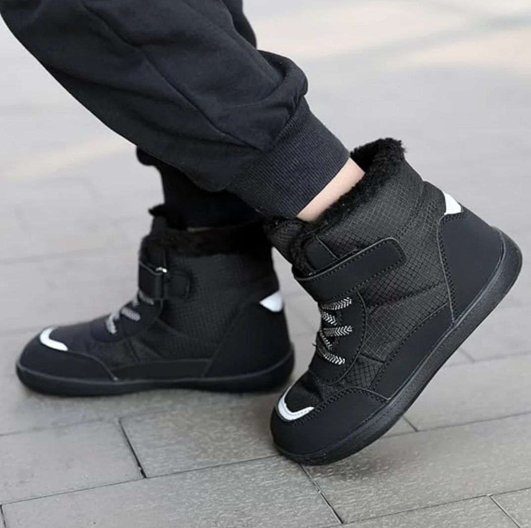 Kinder Winter-Barfußschuhe | Warm & rutschfest für kalte Tage (3–15 Jahre)