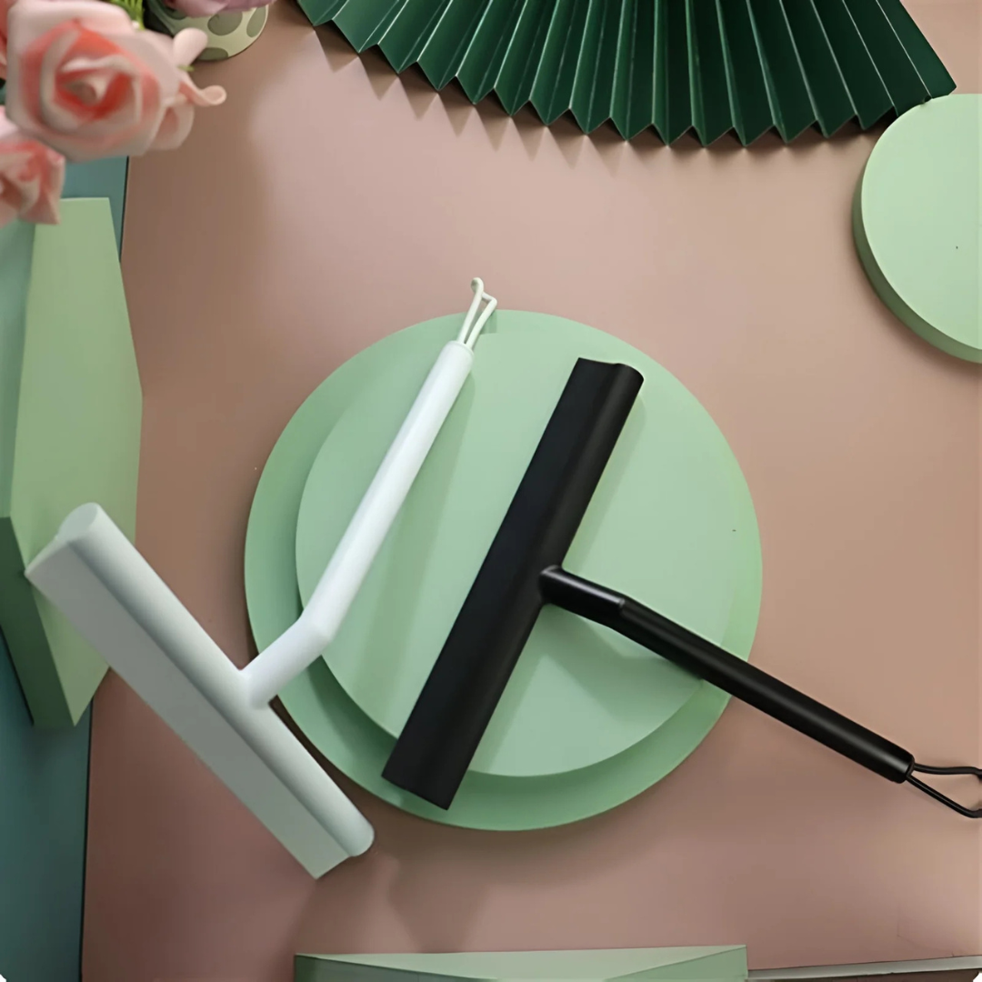 Silikon-Duschabzieher | Professioneller Abzieher für streifenfreie Glasreinigung