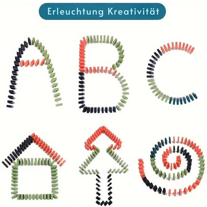 Montessori Domino-Zug | Dominospiel für Kinder