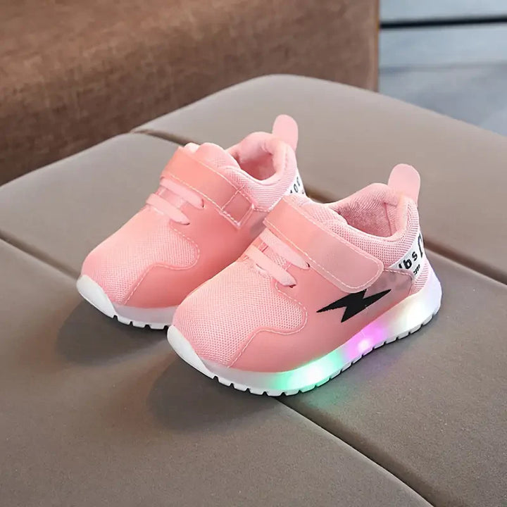 Bequeme Anti-Rutsch Sneakers | Komfortable Kinderschuhe mit LED-Lichtern