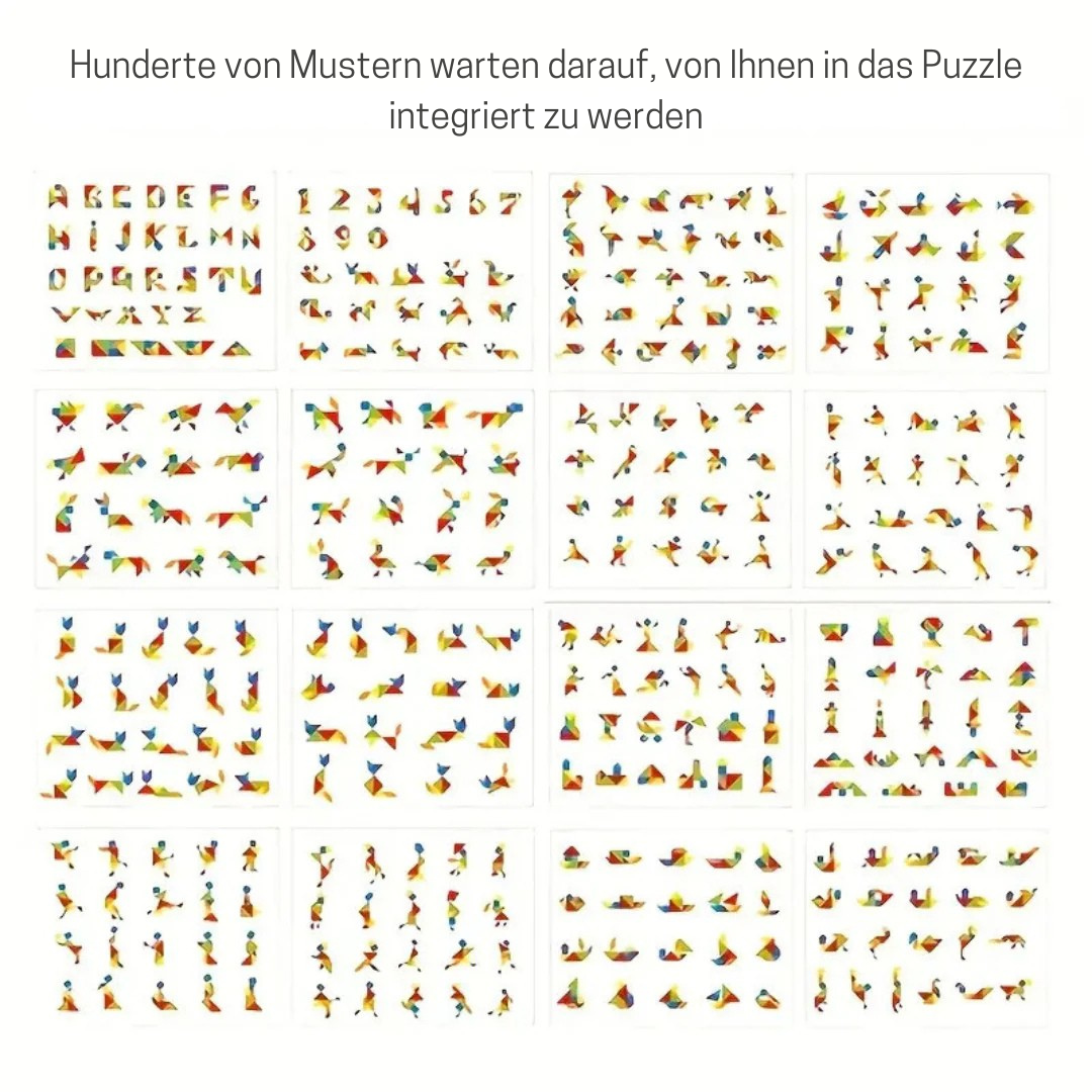 Tangram-Puzzle-Brettspiel