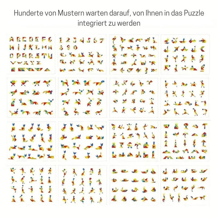 Tangram-Puzzle-Brettspiel