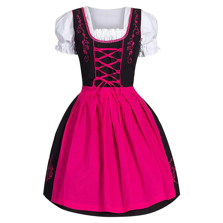 Anna Dirndl Oktoberfest | Traditionelles Damen Dirndl mit Schnürung