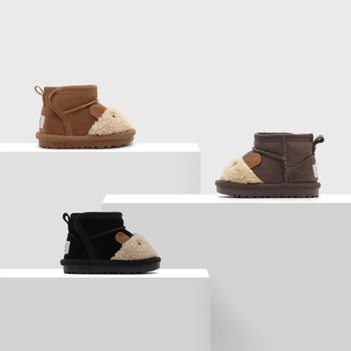 Beary Stiefel | Weiche Fleece-Fütterung für warme kleine Zehen