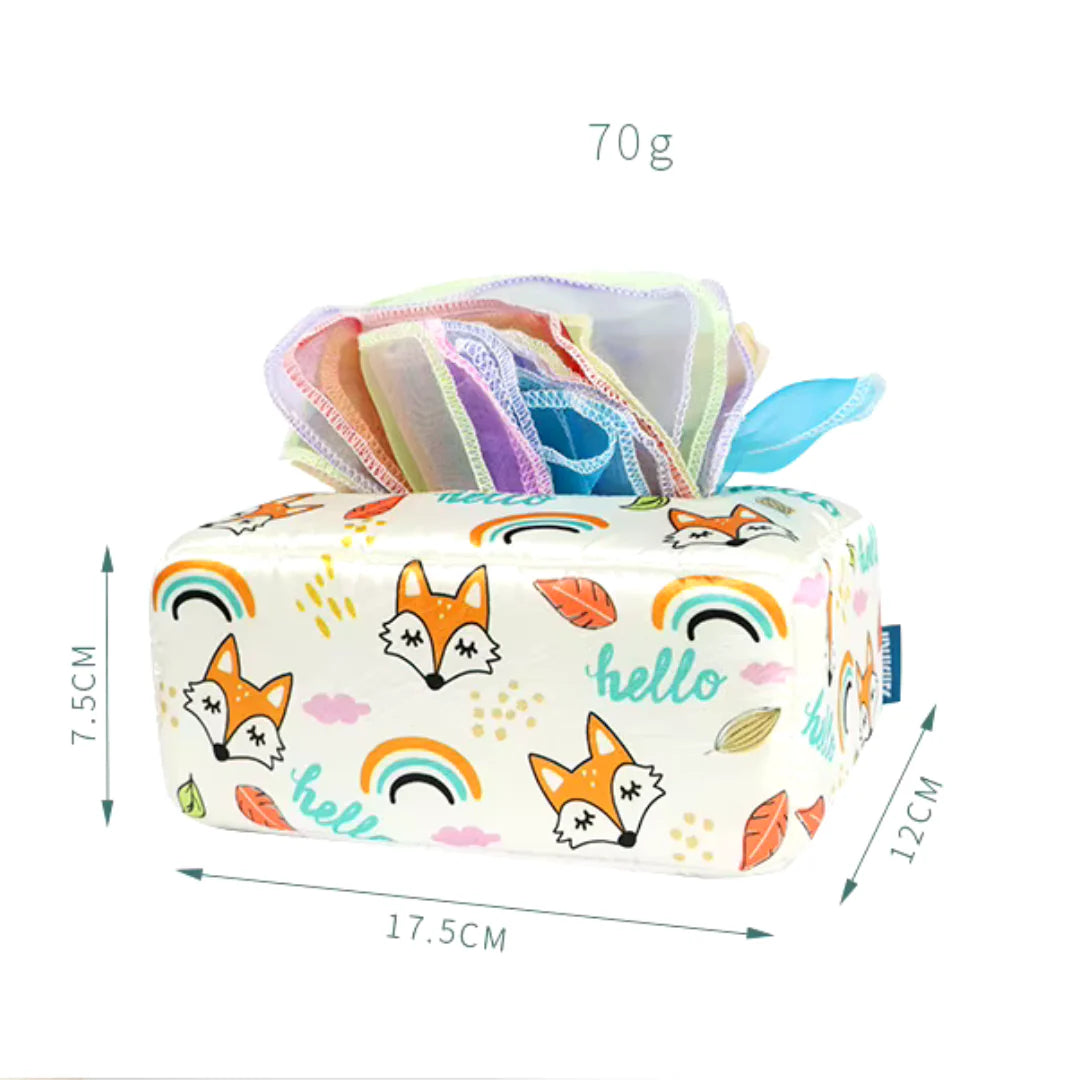 Sensorik-Taschentuchbox