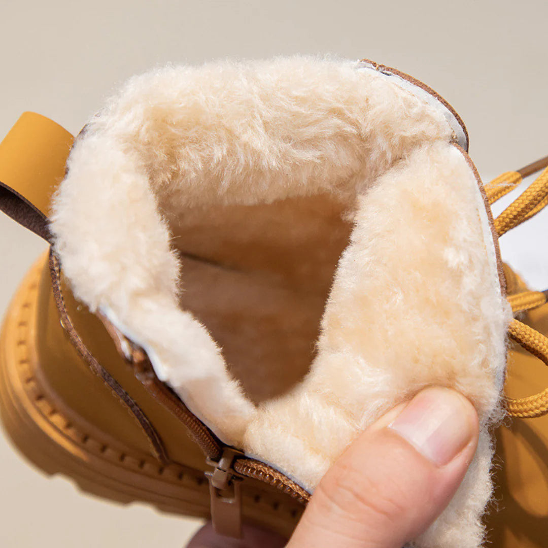 Landstiefel | Kuschelig warme, fleecegefütterte, rutschfeste Bergstiefel