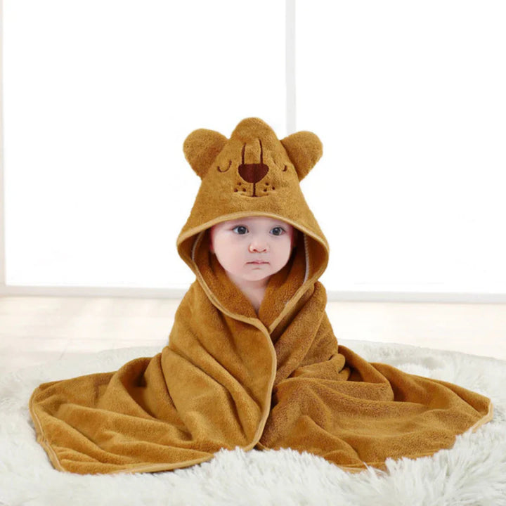 Baby Badcape | Weiches Badehandtuch für Babys
