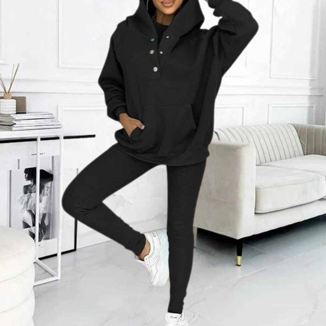 Eugenie Loungewear | 3-teiliges Damen Relax-Set