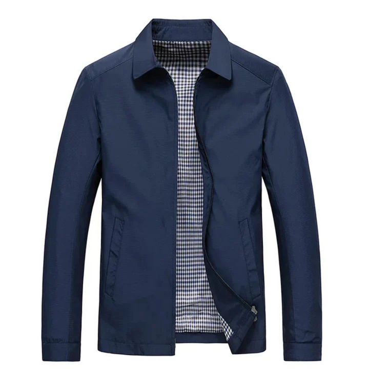 Übergangsjacke für den Herbst - Stilvolle Jacke mit Stehkragen für Herren