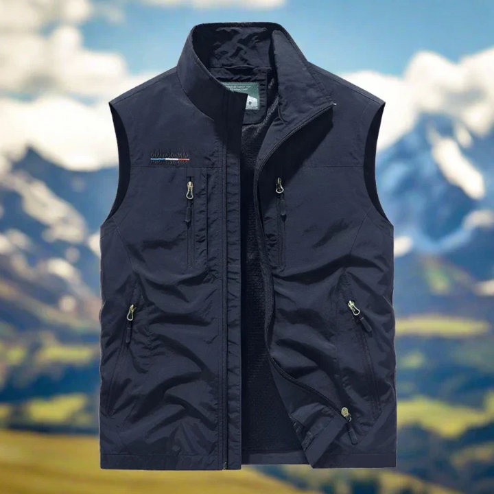 Stefan Outdoor-Weste | Funktionale Herrenweste mit Wasserschutz für Männer