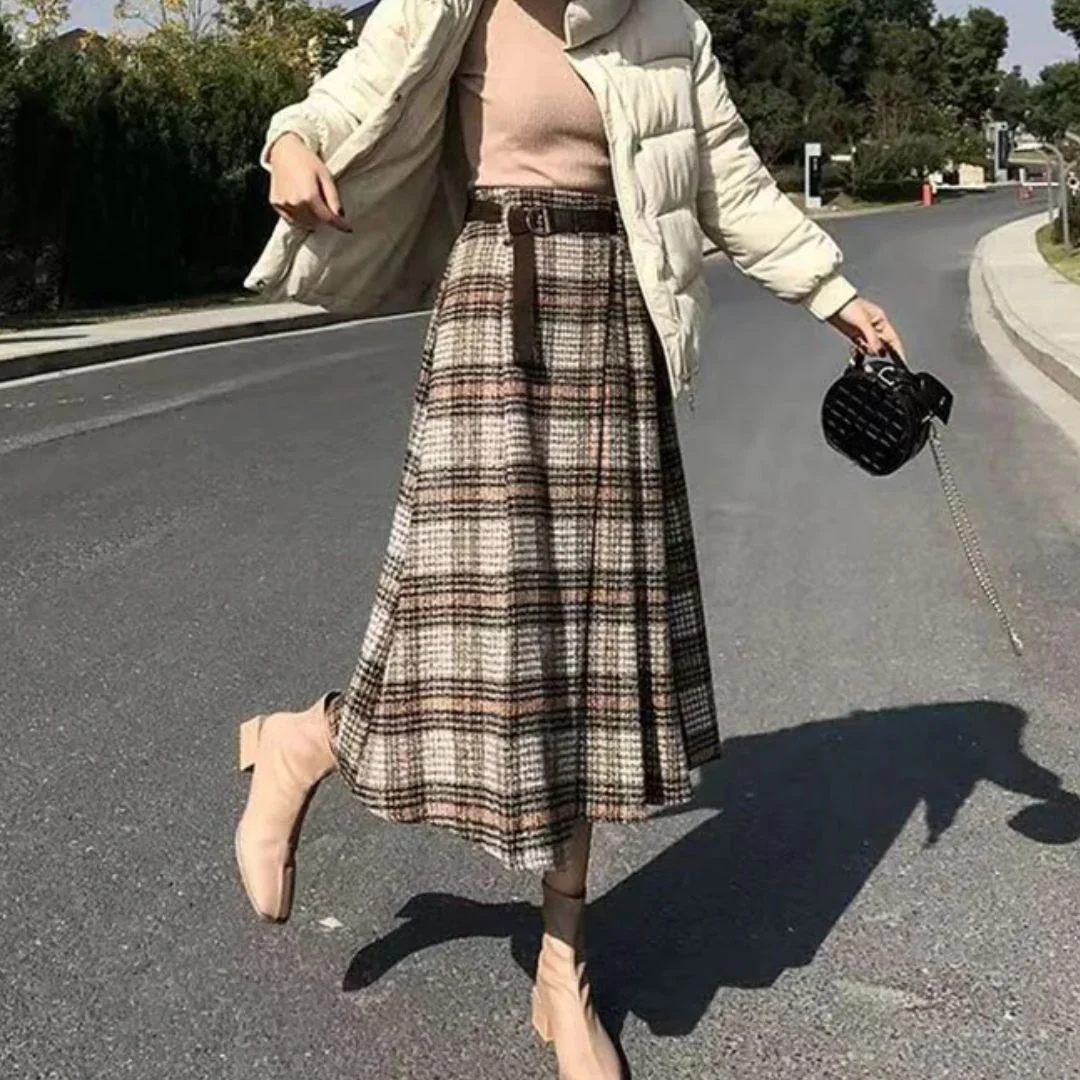 Gabriele Karorock Oktoberfest | Eleganter Damen Rock mit Glencheck-Muster