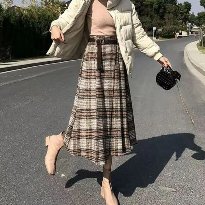 Gabriele Karorock Oktoberfest | Eleganter Damen Rock mit Glencheck-Muster