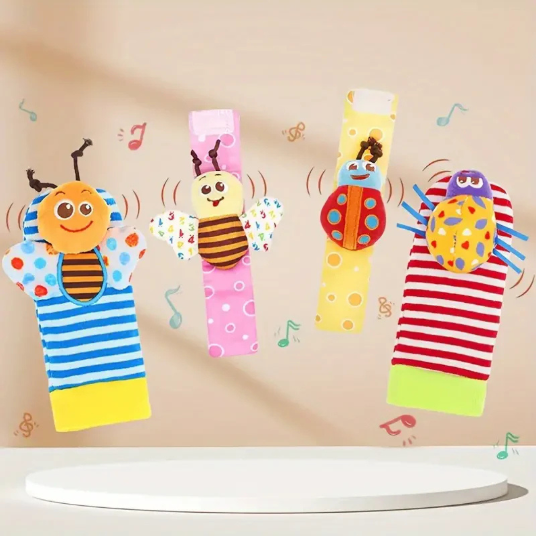 Rasselsocken-Set für Babys