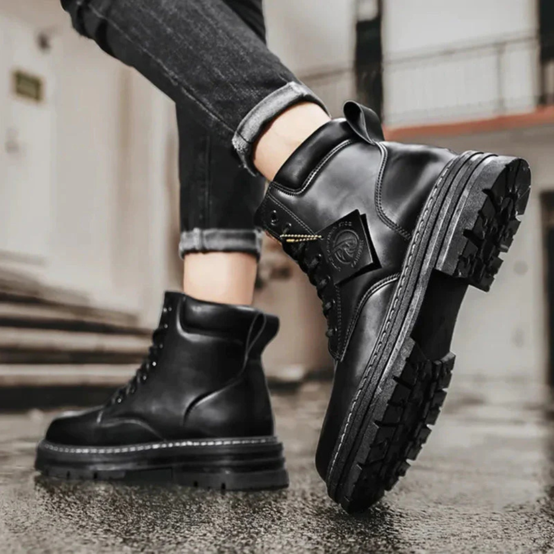 Ultraleichte Delta Stiefeletten für Kalte Tage - Klassische Wasserdichte Schnürstiefel für Herren