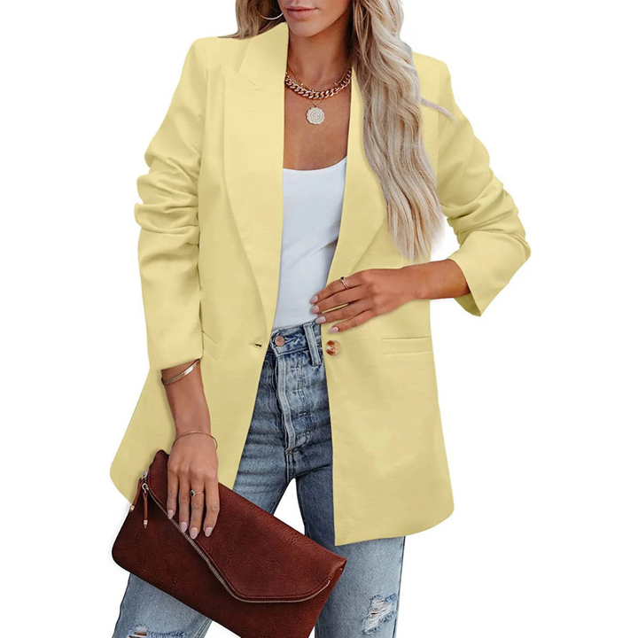 Blazer für den Herbst - Oversized Blazer mit Taschen für Damen