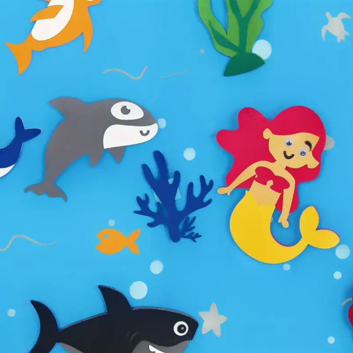 DIY Filzspieltafel für Kinder