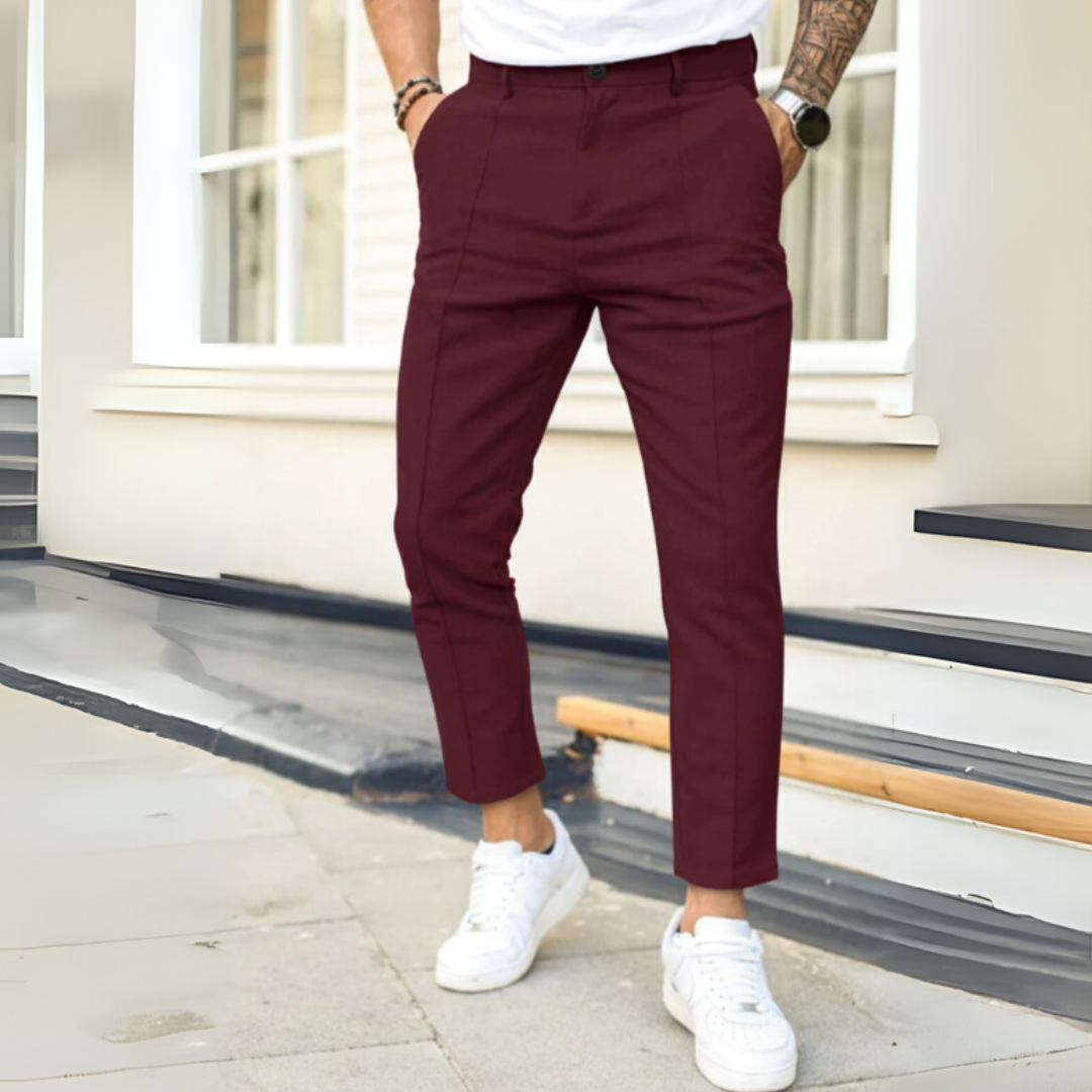 Chinohose für Freizeit - Legere Freizeithose im Slim Fit mit Stretch für Herren