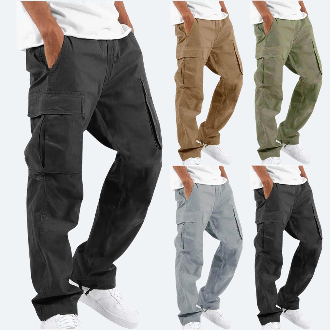 Weite Cargohose für den Herbst - Wasser- und Winddichte Alltagshose für Herren