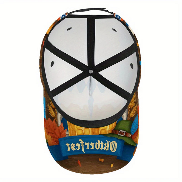 Heinrich Oktoberfest Baseballcap | Klassische Bierfest Kappe mit Bierkrug-Print für Herren