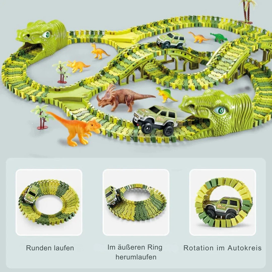 Dino-Rennstrecke | Dinorail Dinosaurier-Rennbahn Abenteuer
