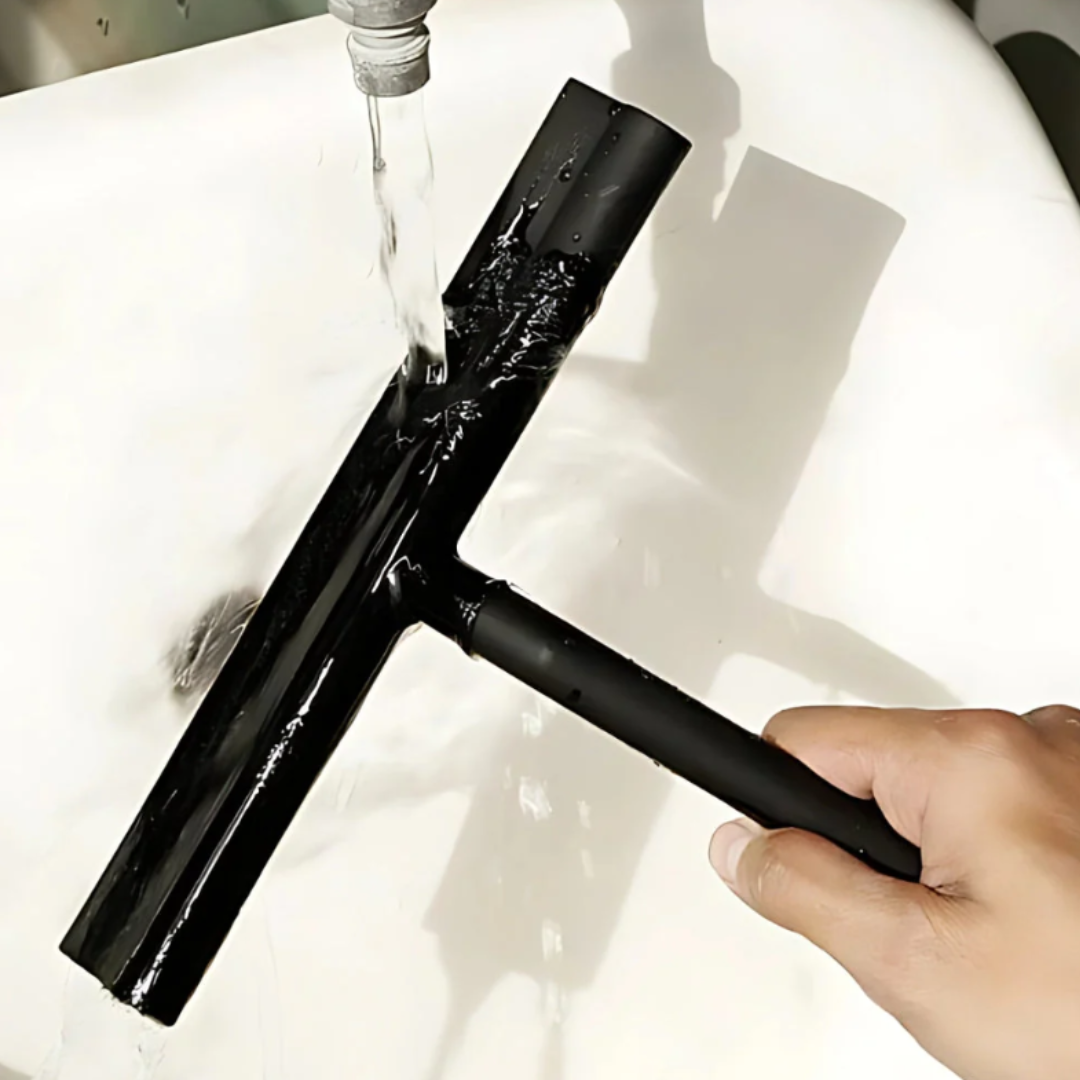 Premium Duschabzieher | Professioneller Glasreiniger mit Silikonlippe