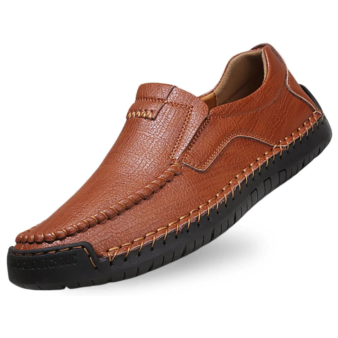 Johann Oktoberfest Loafer | Bequeme Trachten-Loafer aus Kunstleder für Herren