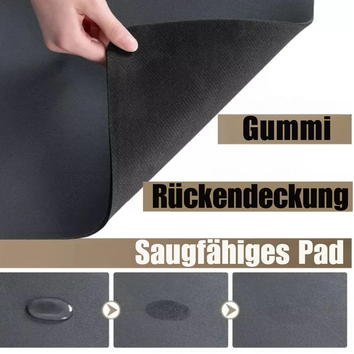 Mandala Küchen-Abtropfmatte | Ultra-absorbierende Silikon-Arbeitsplattenschutz