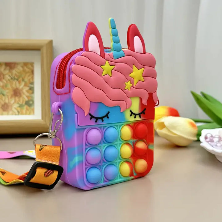 Unicorn Pop-it Tasche