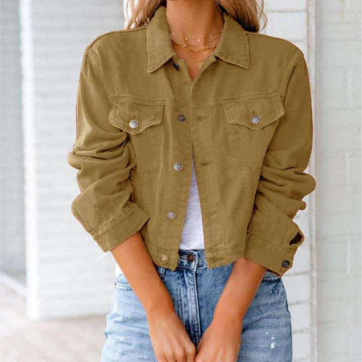 Jeansjacke für den Herbst - Elegante Übergangsjacke für Damen
