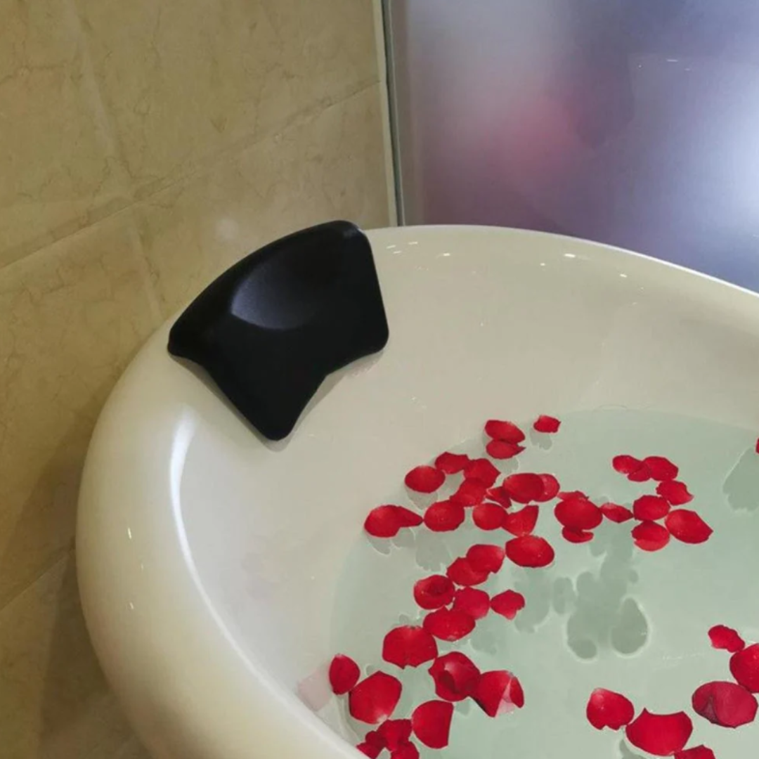 RelaxoPro Badewannenkissen | Luxuriöses Nackenkissen aus Organosilikon für Wellness-Bäder