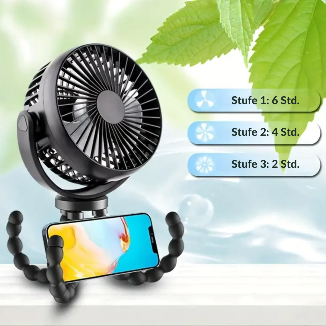 Kinderwagen Ventilator | Kühlung unterwegs an warmen Sommertagen