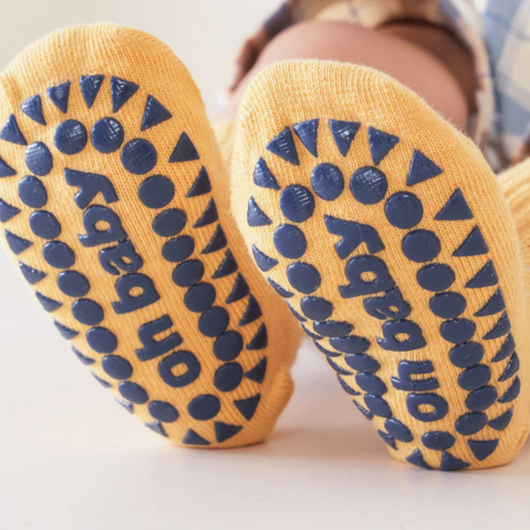Anti-Rutsch Socken | Niedliches 3er-Set Anti-Rutsch-Socken für Kinder