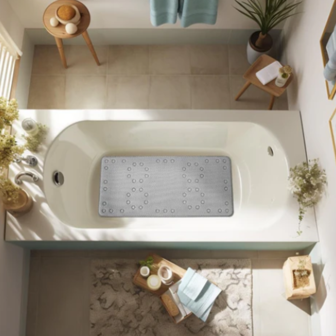 Premium Antirutsch-Badewannenmatte | Weiche rutschfeste Badematte mit Saugnapf-Technologie