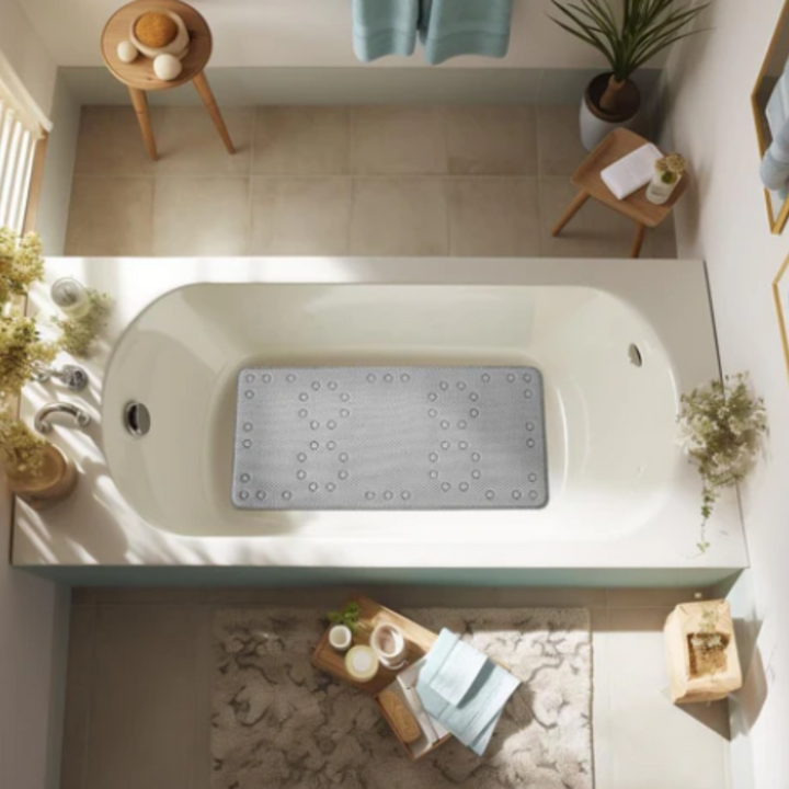 Premium Antirutsch-Badewannenmatte | Weiche rutschfeste Badematte mit Saugnapf-Technologie