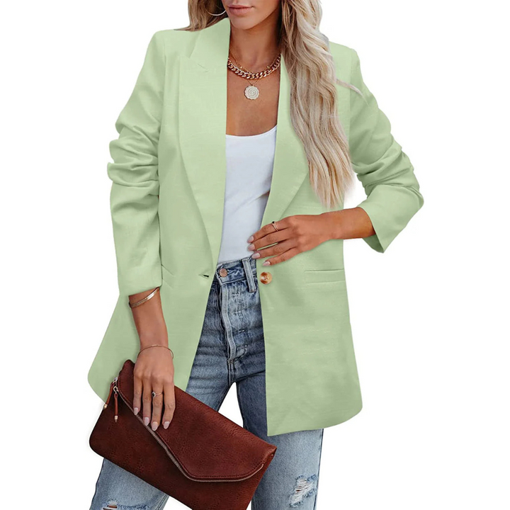 Blazer für den Herbst - Oversized Blazer mit Taschen für Damen