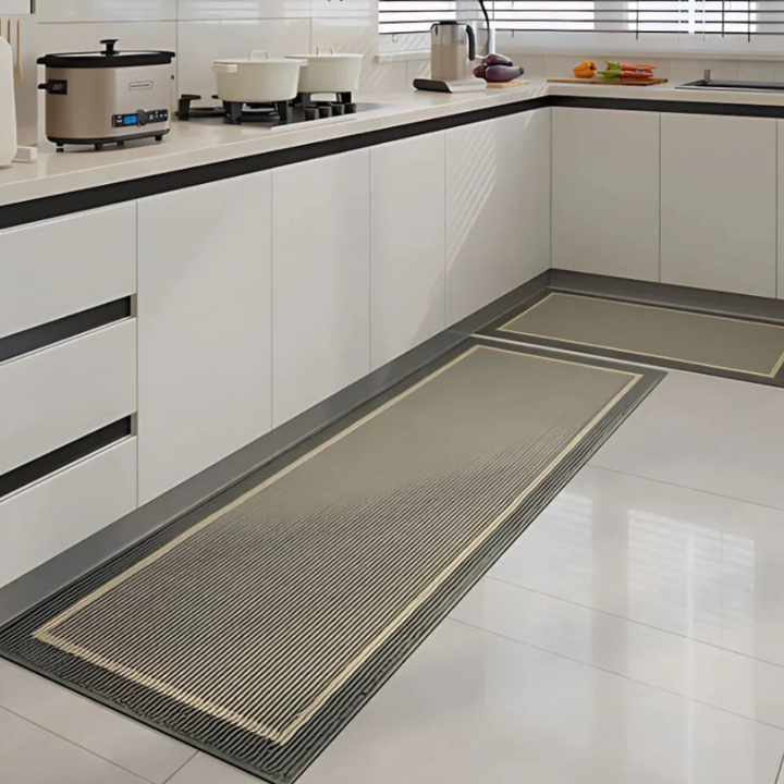 Elegance Küchenmatte | Anti-Ermüdungsmatte mit rutschfester Rückseite für Komfort