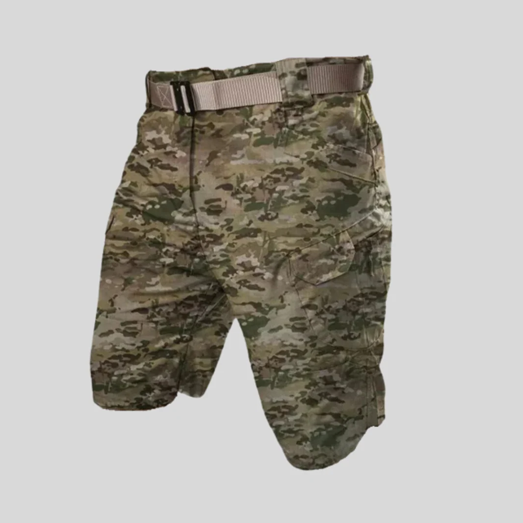 Sommer Outdoor Cargo Shorts | Schnelltrocknende Herren Shorts mit Reißverschluss