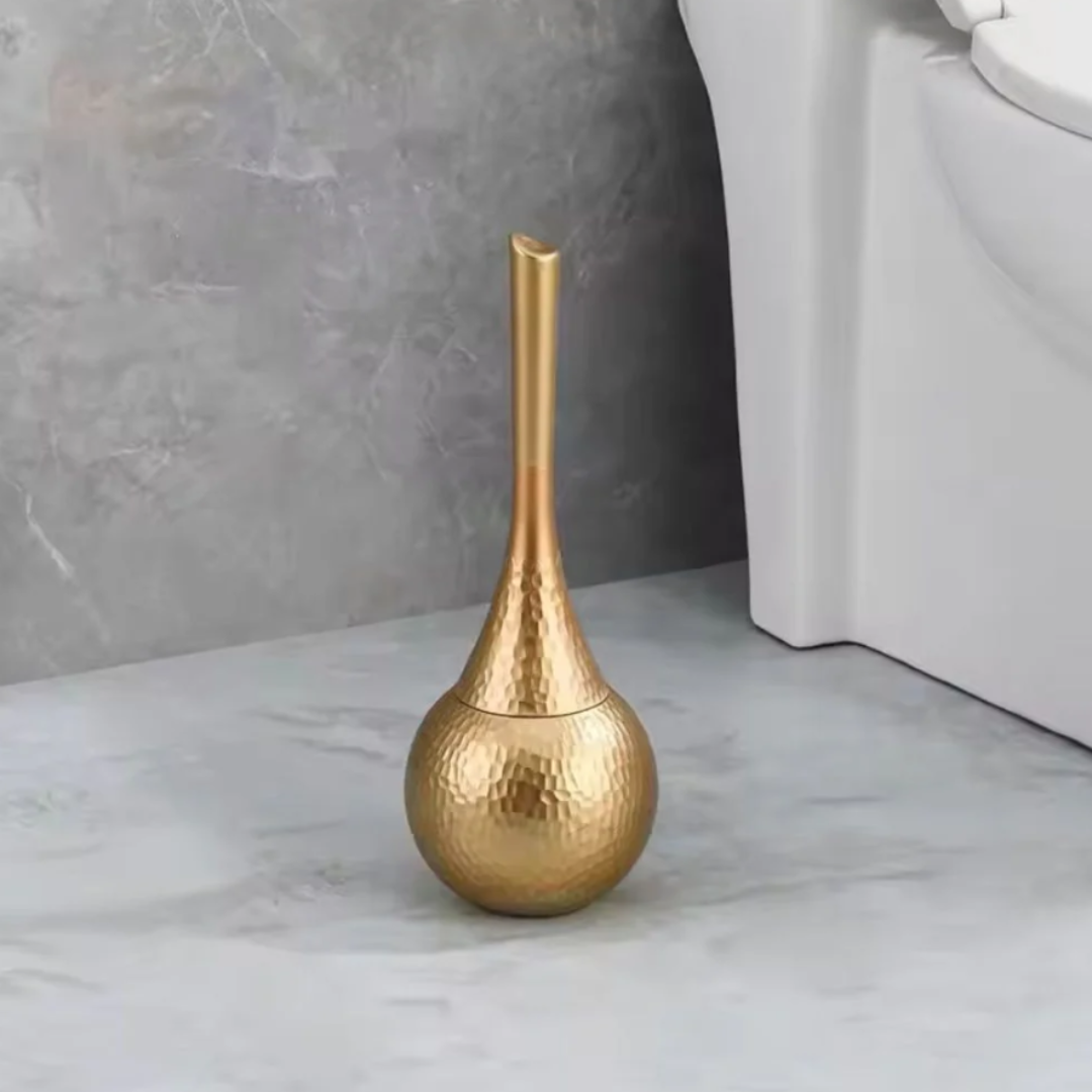 Imperial Gleam Toilettenbürste | Elegante WC-Bürste mit Halterung