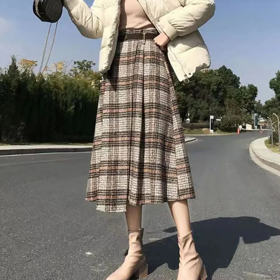 Gabriele Karorock Oktoberfest | Eleganter Damen Rock mit Glencheck-Muster