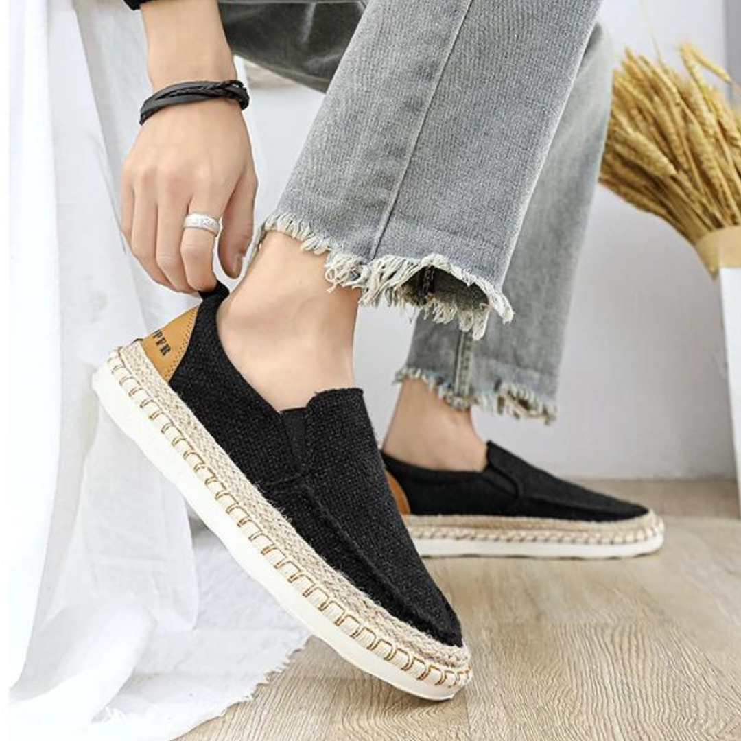 Nico Loafers | Atmungsaktive Slip-On-Loafer aus Canvas mit leichtem Design