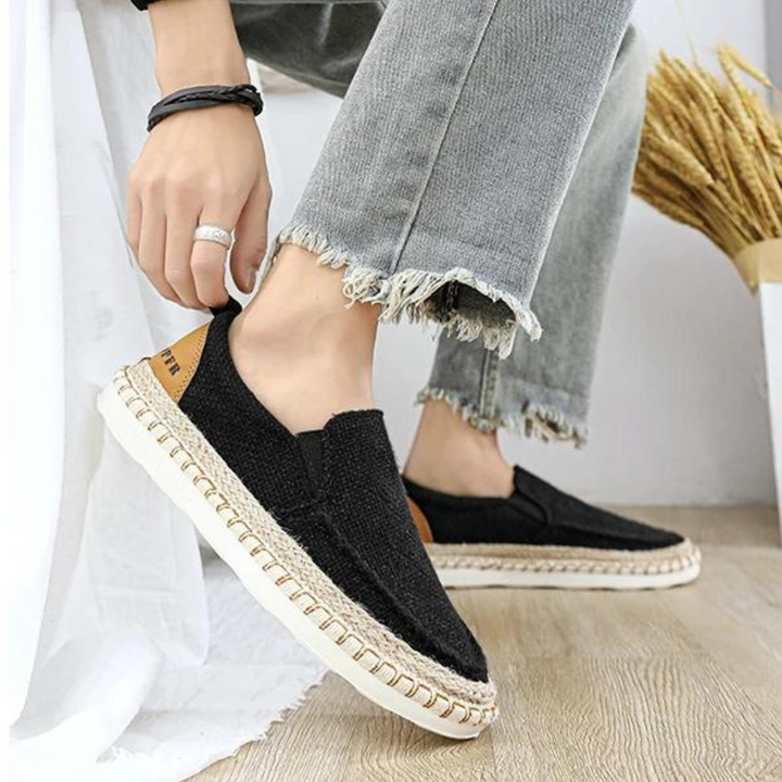 Nico Loafers | Atmungsaktive Slip-On-Loafer aus Canvas mit leichtem Design