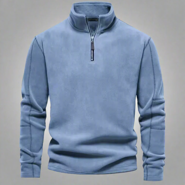 Fleece Pullover Herren | Kuscheliges Design mit halbem Reißverschluss