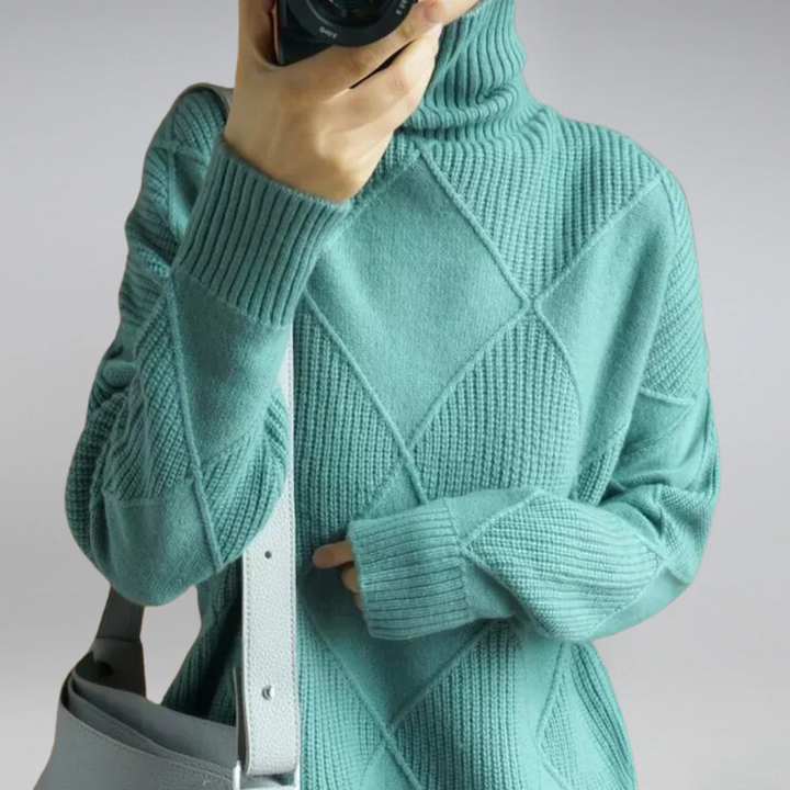 Rollkragenpullover für den Kalte Tage - Kuscheliger Kaschmir Pullover für Damen